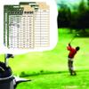 2pcs Golfers Quick Reference Distance Card Golf Club Range Estimation Cheat Sheet Card Golf Club Distance Golf Yardage Guide for Seasoned Golfers, Average, Beginners view 3