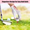 MAZEL Women's Golf Gloves One Pair Open-Finger Design,Breathable Hot Wet Weather Sweat-Absorbing,Fit Size S M L XL (Pink, Large) view 4