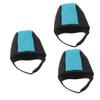 Yardwe 3pcs Outdoor Diving Swimming Hat Elastic Bathing Cap for Men Women Comfortable Fit for Swimming Surfing and Sun Underwater Diving Cover view 1