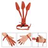 BESPORTBLE 3pcs Archery Finger Gloves Hand Protector Finger Tab Arrow Cover Sports Protective Cover for Recurve view 2