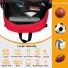 Goloni Soccer Backpack,Basketball Backpack with Ball Compartment & Shoe Compartment,Sports Bag for Basketball,Soccer, Football, Volleyball, Swim, Gym, Travel view 4