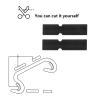 MOOKEENONE Bike Handlebar Tape, Silica Gel Pad Insert Bicycle Handle Bar Parts for an Comfortable Ride, 2Pcs view 4