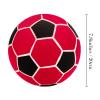 Linkidea Soccer Ball Size 4 for Indoor, Soft Soccer Ball for Inside House, Fun Soccer Gift for Kids with Pump (Black & Red), GOL1-07 view 2