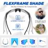 AEROX Running Sunglasses and Sports Glasses for Men and Women - Shades for Cycling and Baseball view 4