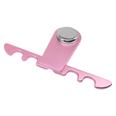 MoyanSuper Portable Pool Stick Holder - Weighted 4-Cue Claw Holder for Billiard Table, Pink