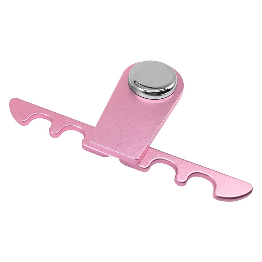 MoyanSuper Portable Pool Stick Holder - Weighted 4-Cue Claw Holder for Billiard Table, Pink