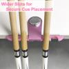 MoyanSuper Portable Pool Stick Holder - Weighted 4-Cue Claw Holder for Billiard Table, Pink view 4