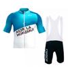 2024 pro Team AG2R Cycling Jersey Set,Summer Cycle Shirt MTB Bike Clothing Bib Short Kits 9D Gel Pad (3XL) view 1