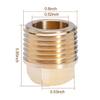 Nayciiy Boat Plug 1/2 Inch NPT Brass Boat Drain Plugs Thread Boat Garboard Drain Plug Fits for Most Boat Hulls view 2
