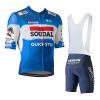2024 pro Team Soudal Quick Step Cycling Jersey Set,Summer Cycle Shirt MTB Bike Clothing Bib Short Kits 9D Gel Pad (4XL) view 1