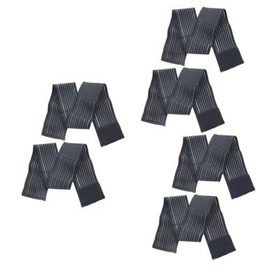 GLEAVI 6pcs Multi-Functional Knee Support Sports Compression Sleeve Winding Belt Elastic for Running Basketball Fitness Men Women