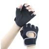 BESPORTBLE 2 Pairs Gym Gloves Exercise Gloves Half Finger Design Non-Slip for Weightlifting Barbell Fitness Yoga Size s (Grey) view 4