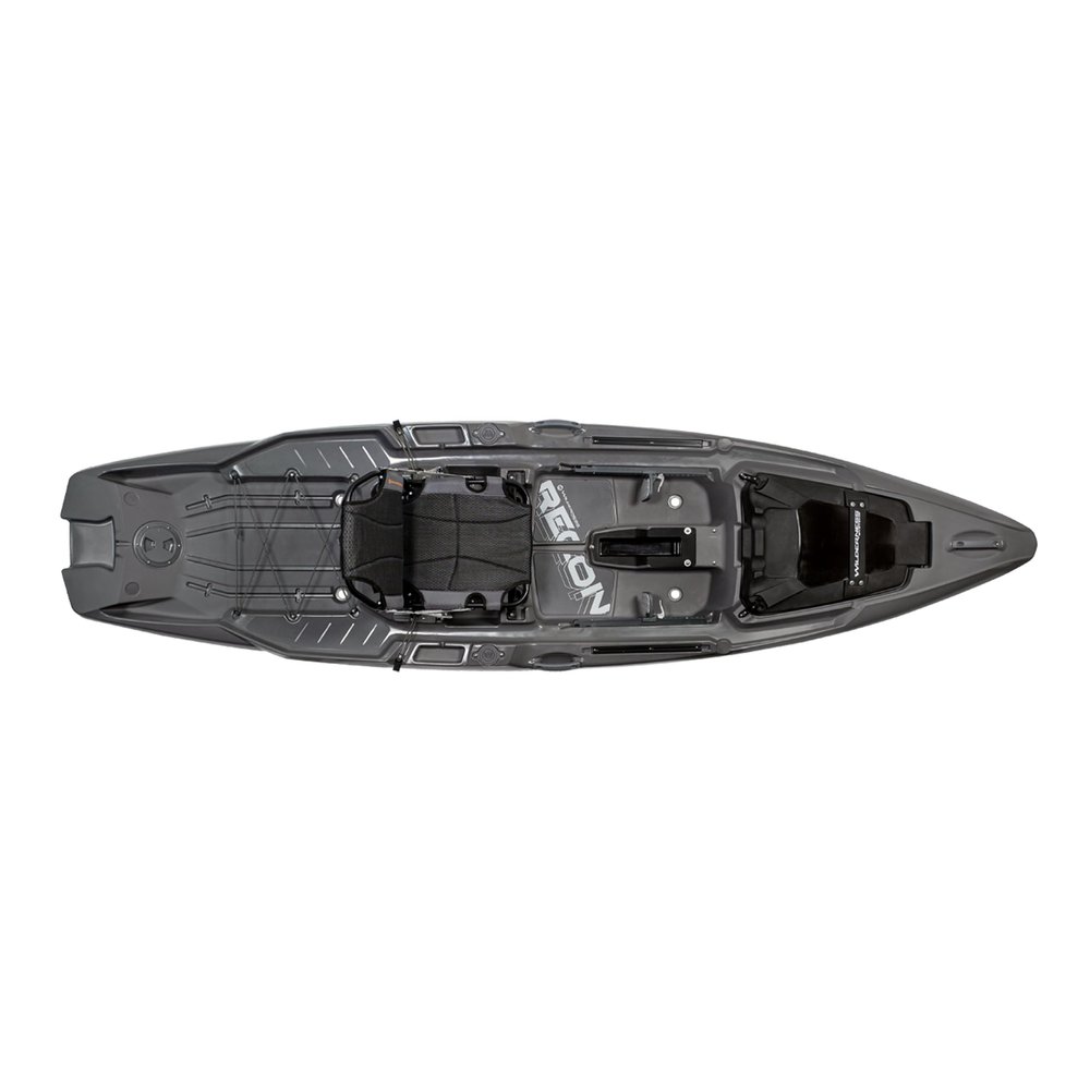 Wilderness Systems Recon 120 - Sit on Top Fishing Kayak - Premium Frame Seat - 12 ft - Steel Grey