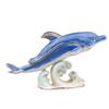 LiuliuBull Dolphin Trinket Jewelry Ring Box, Novelty Gift for Her, Animal Collectibles, Nautical Craft (Color : Blue) view 1