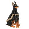 LiuliuBull Miniature Sculpture of Doberman Dog, Bejeweled Trinket, Keepsake Box, Pet Lover Collection, Birthday Gift view 1