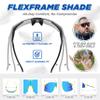 AEROX Running Sunglasses and Sports Glasses for Men and Women - Shades for Cycling and Baseball view 4