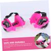 Anneome Boys and Girls Skate Shoes Toddler Roller Shoes Outdoor Sports Skates with Flashing Wheels view 3
