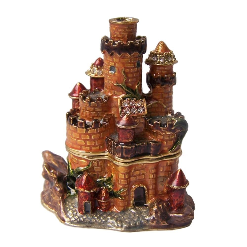 Lighthouse Trinket Jewelry Box, Metal Ornament, Christmas Decor, Gifts