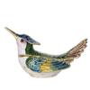 LiuliuBull Hummingbird Trinket Box, Metal Alloy Jewelry Container, Bird Figurines Gift for Her view 3