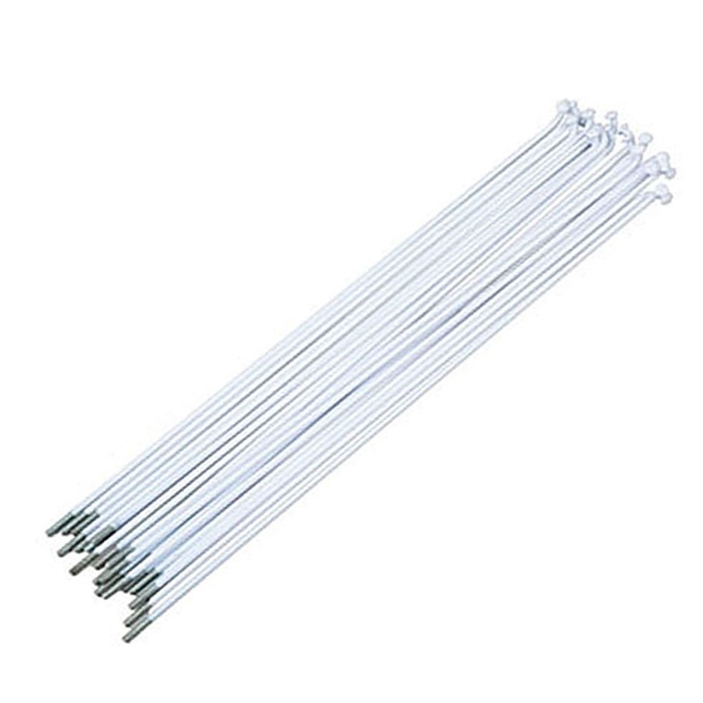 Bicycle Spokes 36pcs Mountain Bike Steel 14G Spokes Black Colour High Strength Bicycle Spokes 186/233/235mm Suitable for 20 inch/24 inch wheels for Mountain Bike 700C Wheels ( Color : 186mm white )