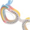 Yardwe Boys and Girls Swim Goggles Heart Shape Frame Fog Design Lightweight and Portable for Boy Girl Aged Stylish Candy Colors view 2