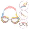 Yardwe Boys and Girls Swim Goggles Heart Shape Frame Fog Design Lightweight and Portable for Boy Girl Aged Stylish Candy Colors view 3