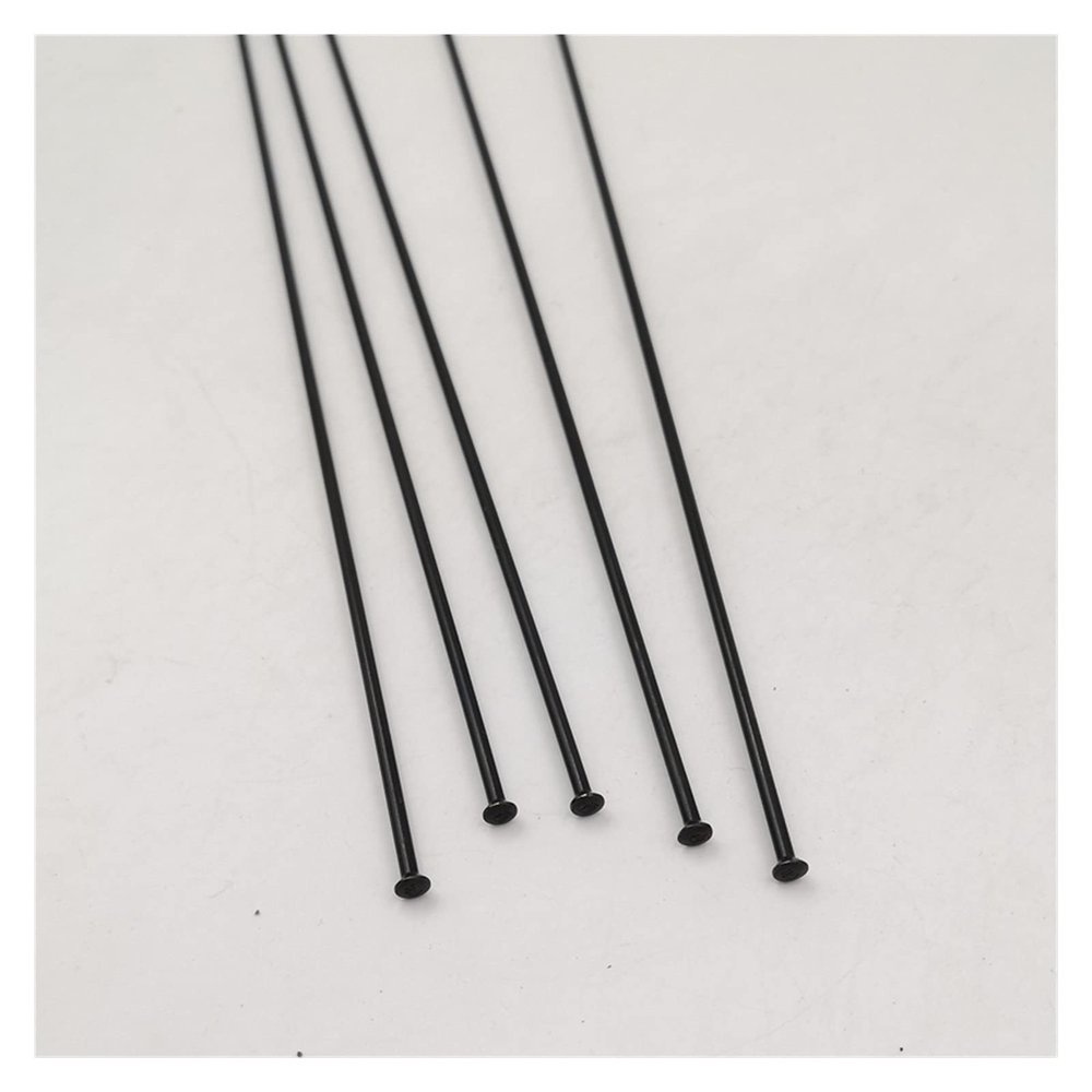 ESSISH Bicycle Spokes 24 Pieces A Lot 15 Gauge Diameter 1.8 mm Black Color Bike Spokes 304 Stainless Steel Straight Pull Mountain Bike Spokes with Cap for Mountain Bike 700C Wheels (Color : 277mm)