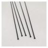 ESSISH Bicycle Spokes 24 Pieces A Lot 15 Gauge Diameter 1.8 mm Black Color Bike Spokes 304 Stainless Steel Straight Pull Mountain Bike Spokes with Cap for Mountain Bike 700C Wheels (Color : 277mm) view 1
