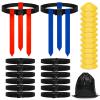 Anglecai Flag Football Belts, 14 Player Flag Football Set, Includes 14 Belts, 42 Flags, 12 Cones and 1 Storage Bag, Flag Football Belts and Flags Set for Players Training view 1