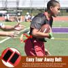 Anglecai Flag Football Belts, 14 Player Flag Football Set, Includes 14 Belts, 42 Flags, 12 Cones and 1 Storage Bag, Flag Football Belts and Flags Set for Players Training view 4