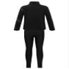 Aislor Girls Kids Ice Skating Suit Figure Skating Jacket Outerwear with Practice Leggings Ice Skating Pants Training Costume # Black-1 10 Years view 4
