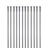 ESSISH Bicycle Spokes 12Pcs 260-290mm Stainless Steel Bicycle Spokes Radius Knitting Needle Bike Wheel Copper Nipple Spokes Bicycle Accessories for Mountain Bike 700C Wheels (Color : Round 290mm) view 3