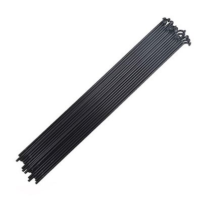 Bicycle Spokes 36pcs Mountain Bike Steel 14G Spokes Black Colour High Strength Bicycle Spokes 186/233/235mm Suitable for 20 inch/24 inch wheels for Mountain Bike 700C Wheels ( Color : 233mm black )