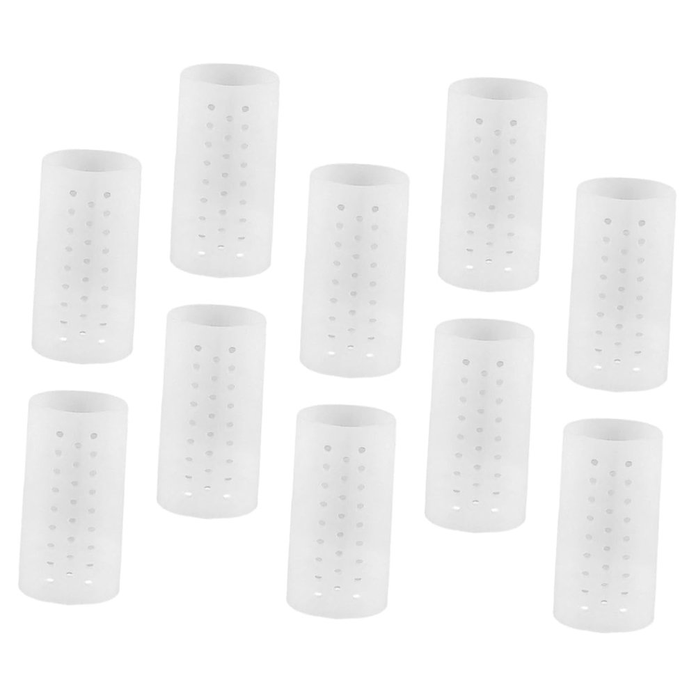 SOESFOUFU 5pairs Soft and Breathable Toe Protectors Elastic Friction Sleeves for Comfortable Walking Suitable for Everyday Use and Sports Activities