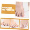 SOESFOUFU 5pairs Soft and Breathable Toe Protectors Elastic Friction Sleeves for Comfortable Walking Suitable for Everyday Use and Sports Activities view 3