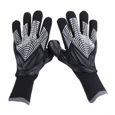 Goalkeeper Gloves, Youth Football Gloves, Strong Grip Soccer Goalie Gloves, Sticky Grip Leather Tight Soccer Gloves for Boys Kids Children Adult Soccer Goalkeeper size6 D