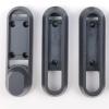 KARFRI Compatible with Xiaomi PRO2 Scooter Motor Protection Cover Front and Rear Wheel Decoration Cover Reflective Strip Front Reflector, A view 4