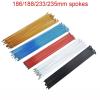 Bicycle Spokes 36pcs Mountain Bike Steel 14G Spokes Black Colour High Strength Bicycle Spokes 186/233/235mm Suitable for 20 inch/24 inch wheels for Mountain Bike 700C Wheels ( Color : 188mm gold ) view 2