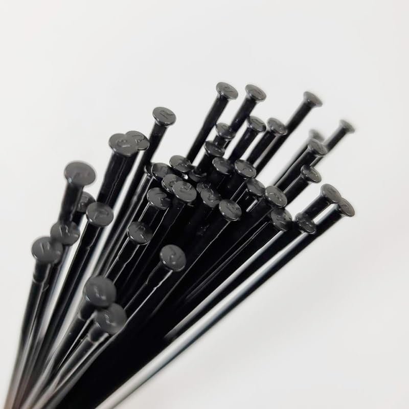 ESSISH Bicycle Spokes Super Light Pillar PSR Triple Butted Straight Pull Spokes 12 PCS/LOT Original Thread for Mountain Bike 700C Wheels (Color : 276mm)