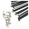 ESSISH Bicycle Spokes 12Pcs 260-296mm Stainless Steel Bicycle Spokes MTB Wheel Radius Knitting Needle Spokes Electric Bike Copper Riding Bike for Mountain Bike 700C Wheels (Color : 274mm) view 3