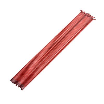 Bicycle Spokes 36pcs Mountain Bike Steel 14G Spokes Black Colour High Strength Bicycle Spokes 186/233/235mm Suitable for 20 inch/24 inch wheels for Mountain Bike 700C Wheels ( Color : 186mm red )