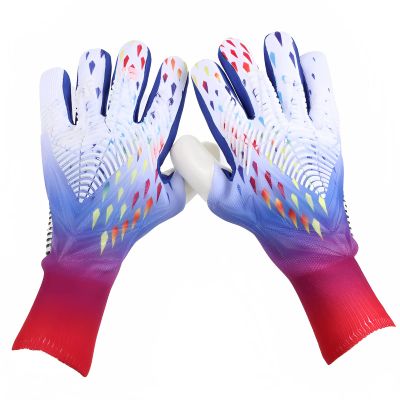 Goalkeeper Gloves, Youth Football Gloves, Strong Grip Soccer Goalie Gloves, Sticky Grip Leather Tight Soccer Gloves for Boys Kids Children Adult Soccer Goalkeeper size6 A