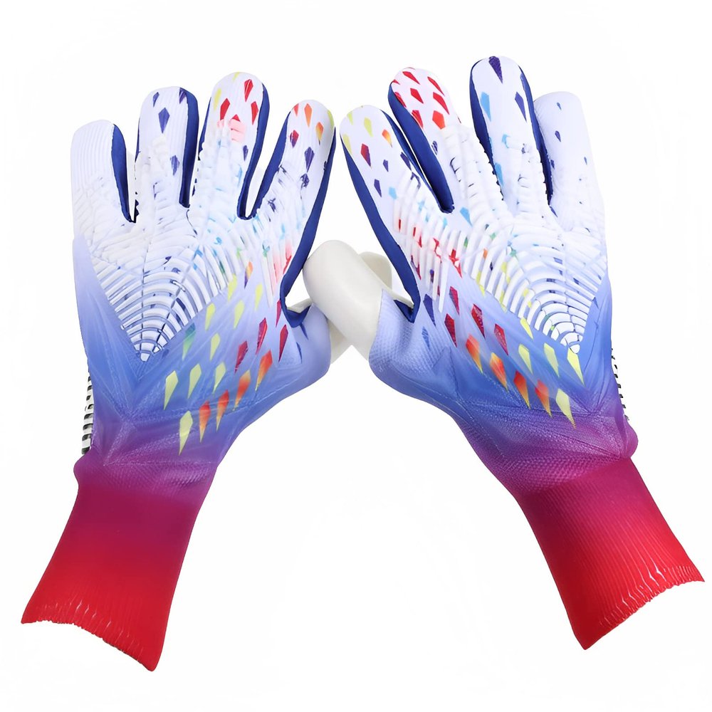 Goalkeeper Gloves, Youth Football Gloves, Strong Grip Soccer Goalie Gloves, Sticky Grip Leather Tight Soccer Gloves for Boys Kids Children Adult Soccer Goalkeeper size6 A