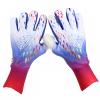Goalkeeper Gloves, Youth Football Gloves, Strong Grip Soccer Goalie Gloves, Sticky Grip Leather Tight Soccer Gloves for Boys Kids Children Adult Soccer Goalkeeper size6 A view 1