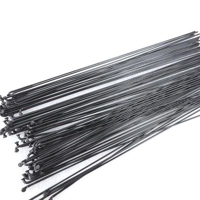 ESSISH Bicycle Spokes Spokes Road Straight Pull J-Bend J-Type Rays 14G Round Triple Butted Stainless Spoke for Mountain Bike 700C Wheels (Color : Straight Pull 20pcs)