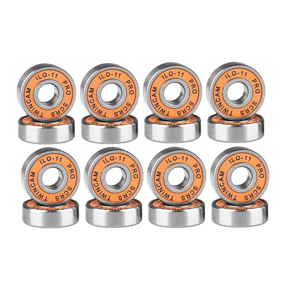 16Pcs ILQ-11 Skate Scooter No Noise Oil Lubricated Smooth Skate Bearing Longboard Speed Inline Skate Wheel Bearing