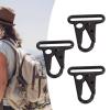 10Pcs Enlarged Mouth Clips, High Hardness Alloy Olecranon Hook, Heavy Duty HK Hook, Sling Clasp for Camping Hiking Outdoor view 3