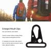 10Pcs Enlarged Mouth Clips, High Hardness Alloy Olecranon Hook, Heavy Duty HK Hook, Sling Clasp for Camping Hiking Outdoor view 4