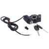 ALOEU Electric Scooter Ignition Lock Key Cylinder Switch Lock Electric Scooter Replacement Accessories for, black view 3