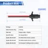 10 Gauge Trolling Motor Plug 2 Wire 12V-24V Compatible with Minn Kota Marine Boat Waterproof Trolling Motor Quick Connect (Plug-FM10) view 2
